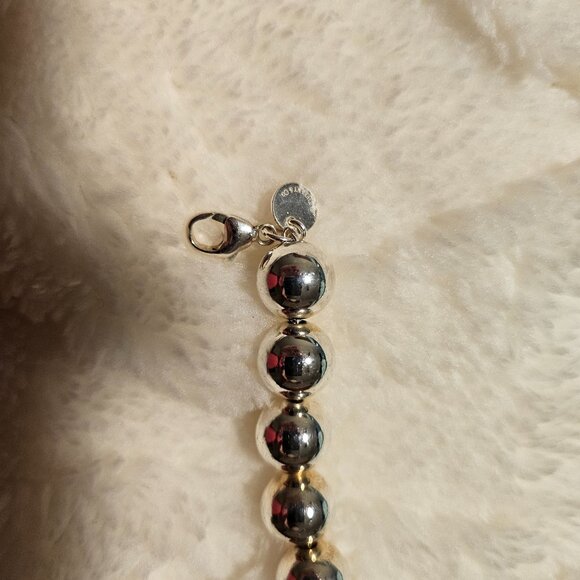 Tiffany HardWear Sterling Silver Ball Necklace, Bracelet and Earrings Set - Picture 4 of 7